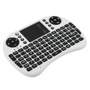 HR0309-34W Mini 2.4G Multi-functional Wireless Keyboard For Raspberry Pi white 